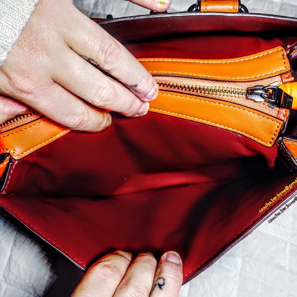 NWOT - RARE COACH MANDARIN SWAGGER 27 IN GLOVETANNED LEATHER (F12111) - Picture 7 of 8